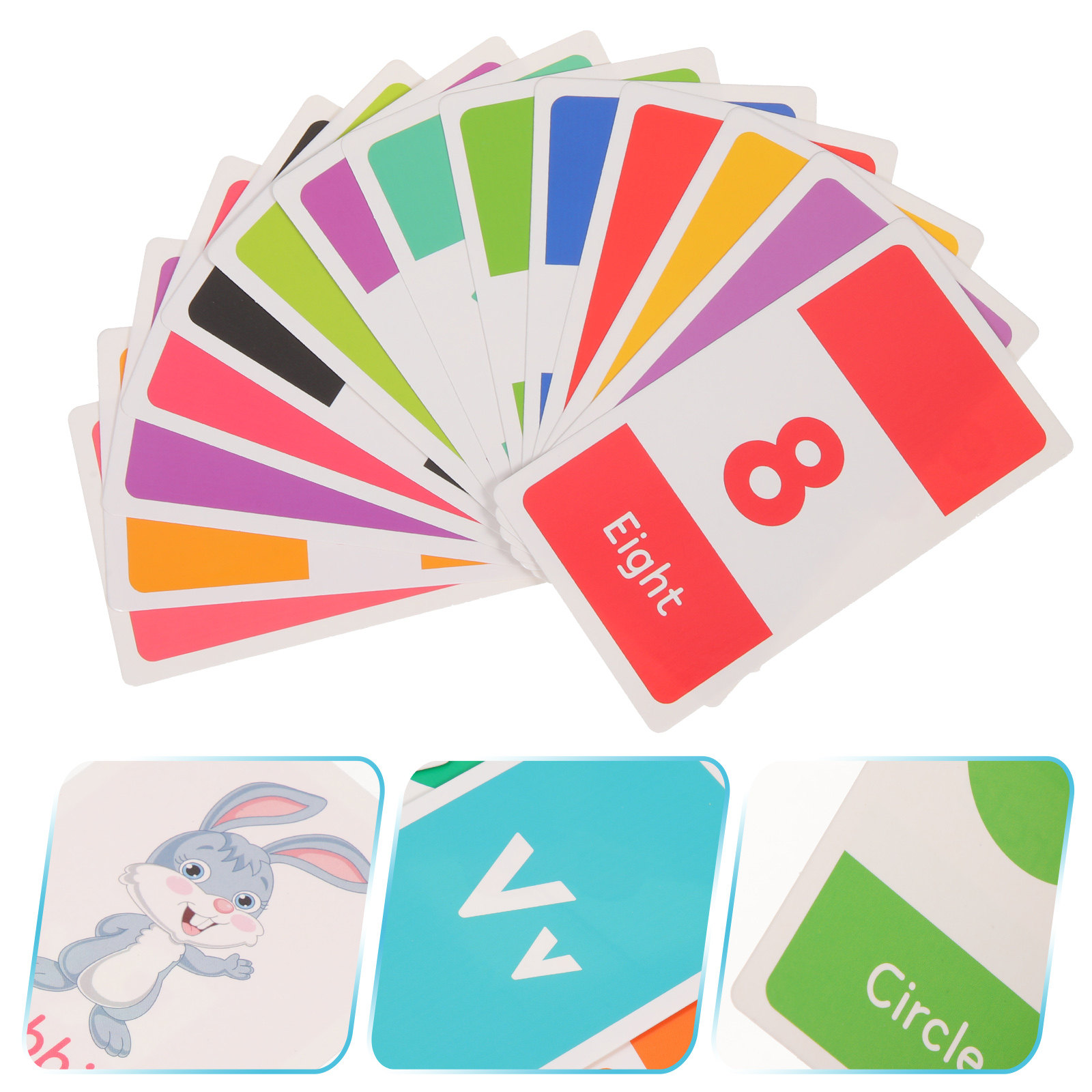 Kids Education Design - 58Pcs Kids Early Educational Flash Cards