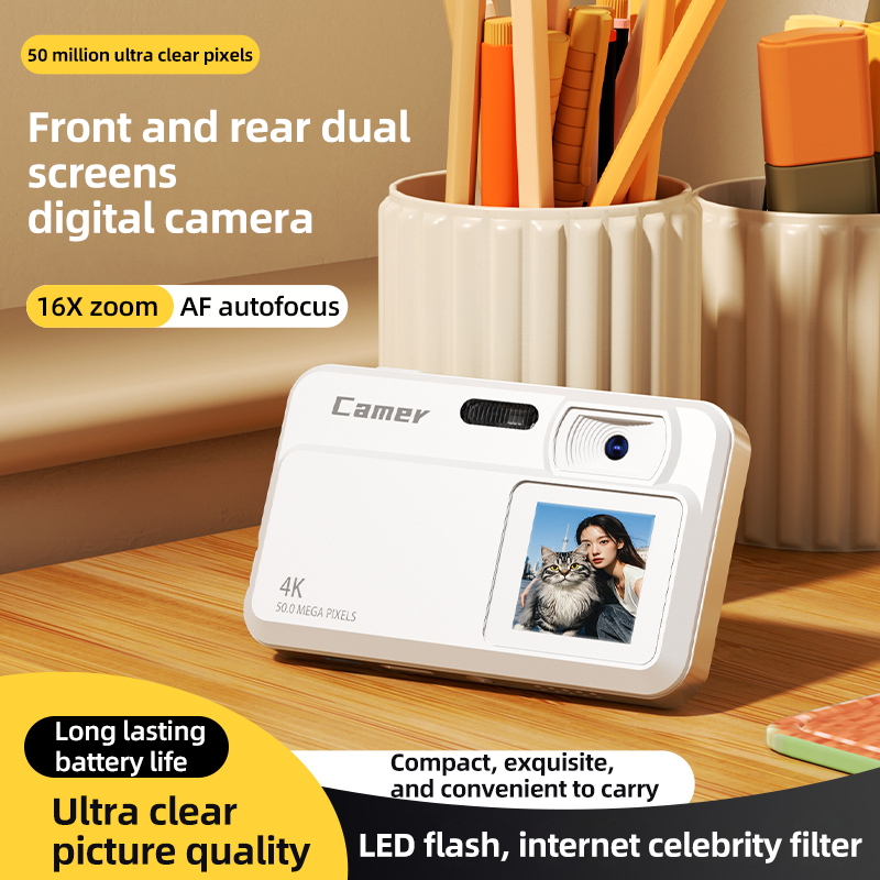 4K Digital Camera 16x Zoom Cam - Kids Education News recension och pris