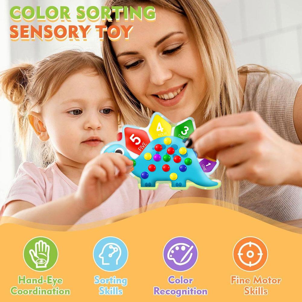 Dinosaur Sorting Toy Color Cog - Kids Education Design recension och pris