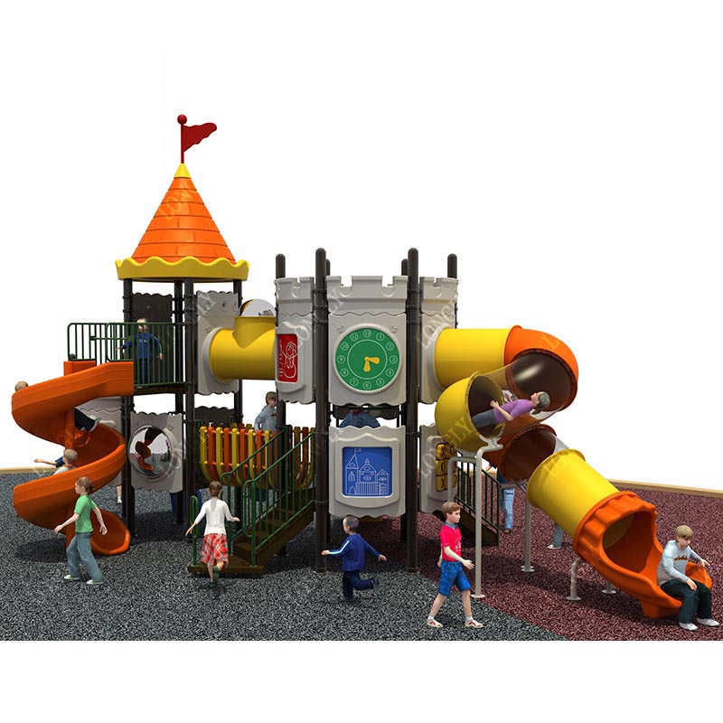 Castle Style Kids Slide for Ou - Kids Education Park recension och pris