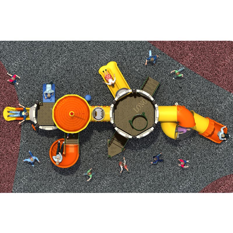 Castle Style Kids Slide for Ou - Kids Education Park recension och pris