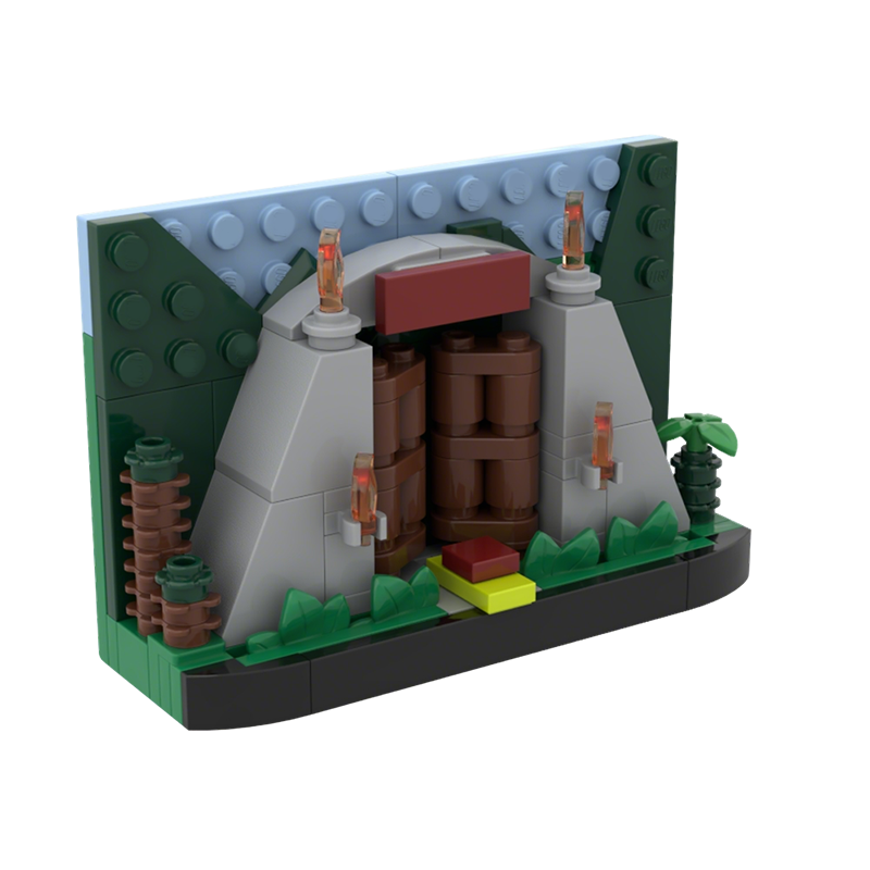 111pcs MOC Park Gates TV Scene - Kids Education Park recension och pris