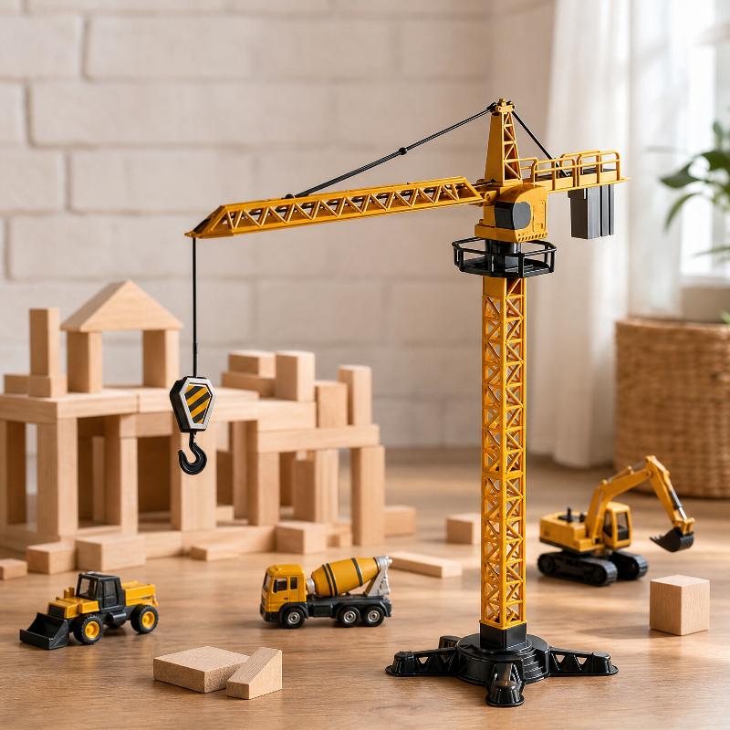 Tower Crane Toy Simulated Cons - Kid Education recension och pris