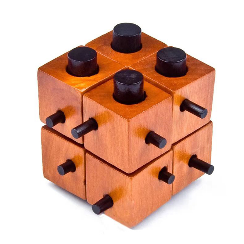 Wooden Brain Teaser Puzzles Un - Game Educational For Kids Free recension och pris