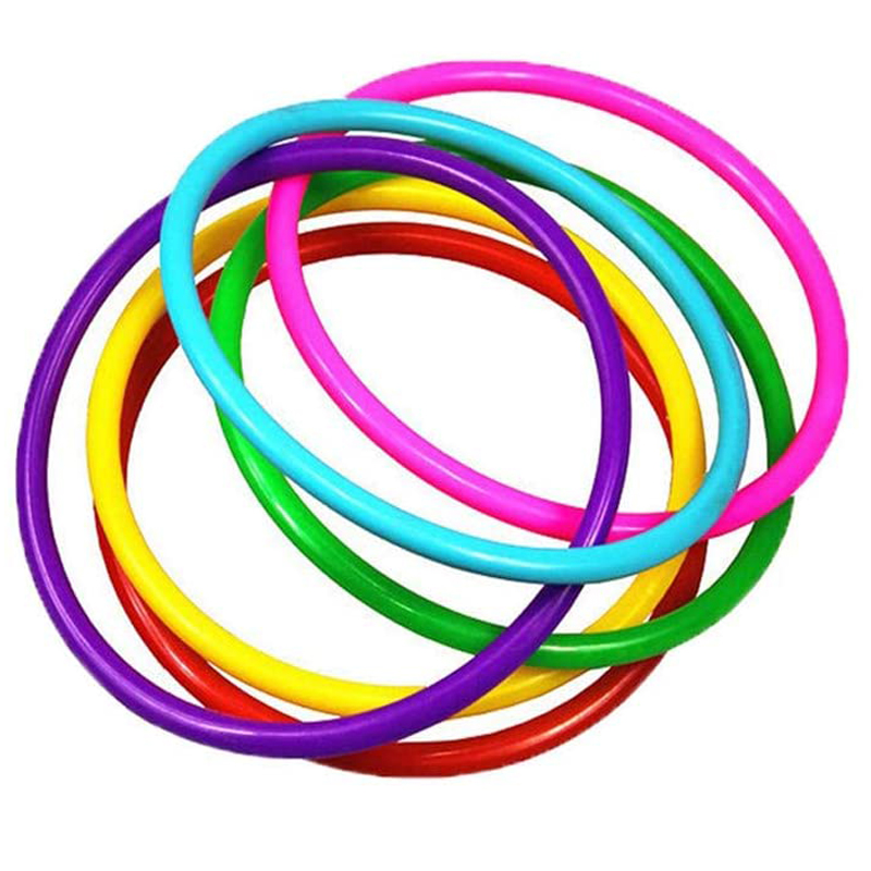 10 Pcs Plastic Toss Rings Targ - Kids Education Park recension och pris