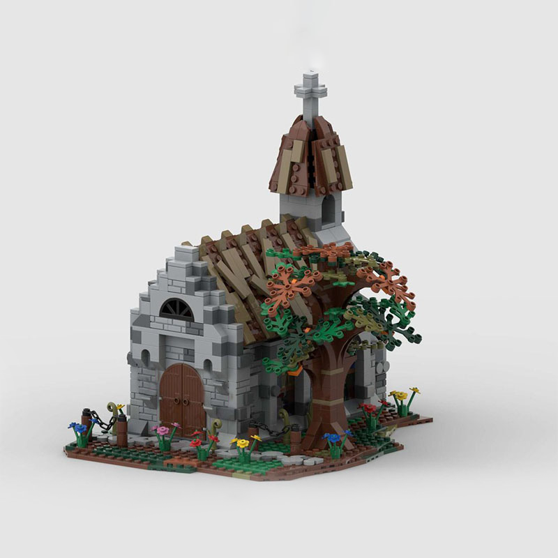 1130pcs MOC Village Church Cas - Kingdom Kids Education recension och pris