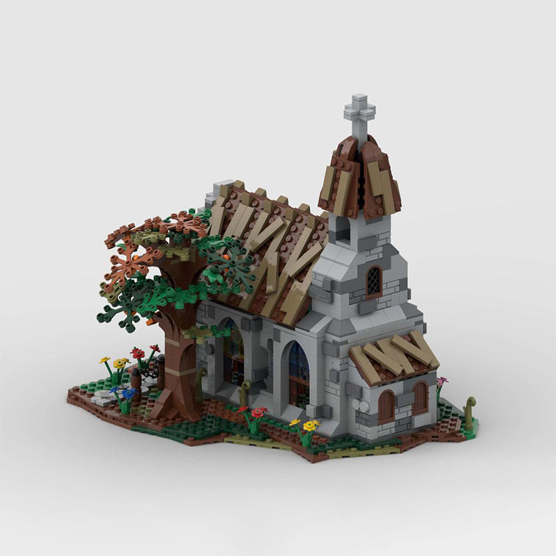 1130pcs MOC Village Church Cas - Kingdom Kids Education recension och pris