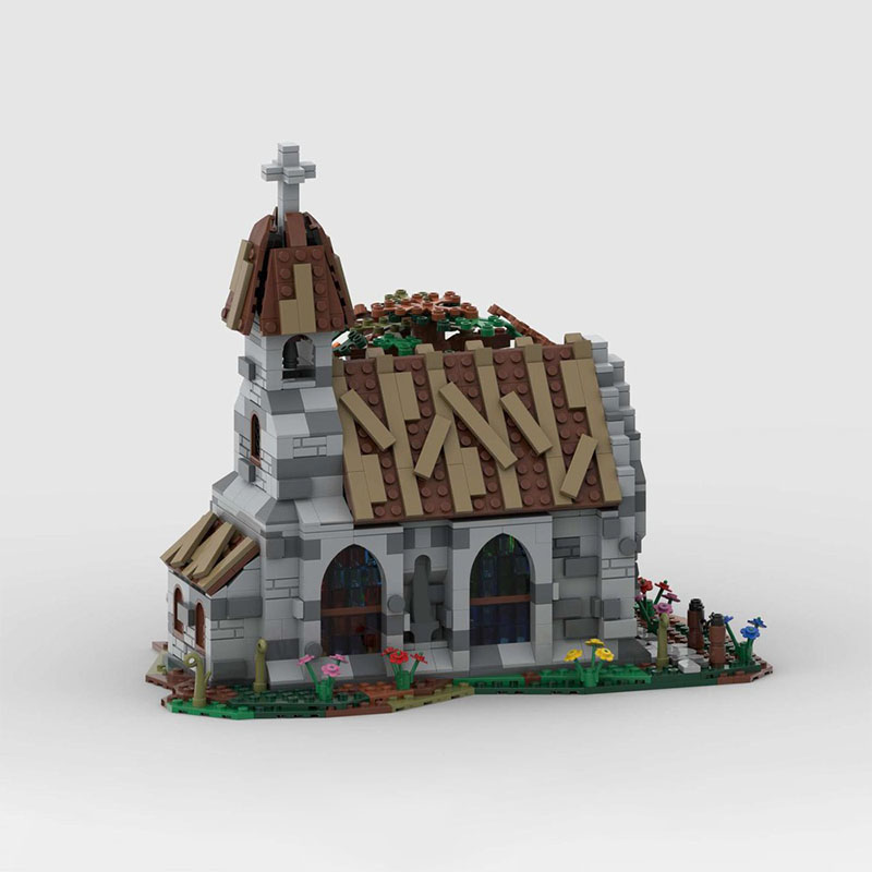 1130pcs MOC Village Church Cas - Kingdom Kids Education recension och pris