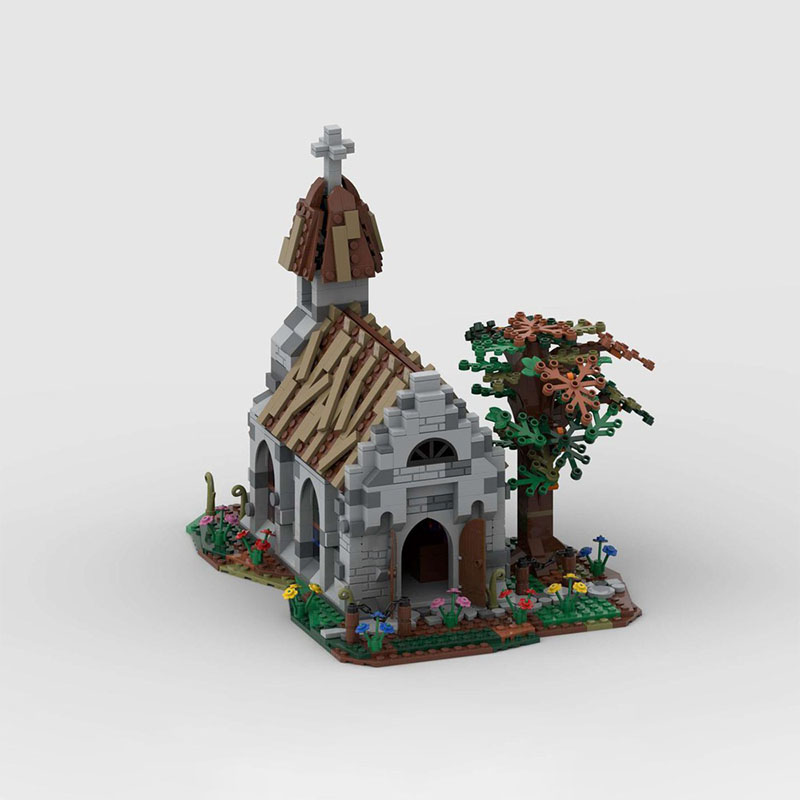 1130pcs MOC Village Church Cas - Kingdom Kids Education recension och pris