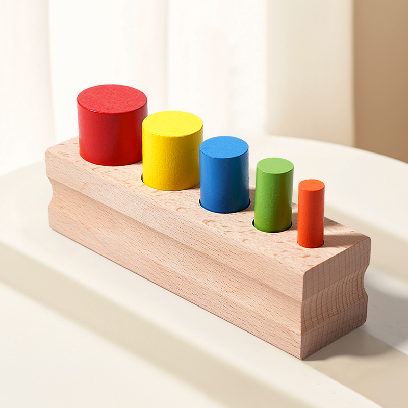 Montessori Wooden Colorful Kno - Kids Education Help recension och pris
