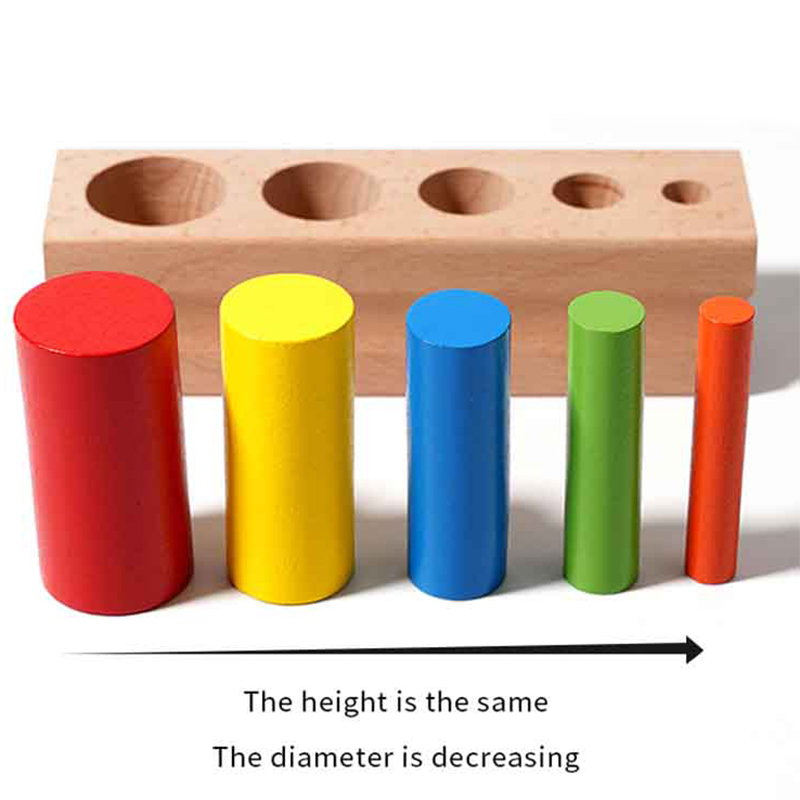 Montessori Wooden Colorful Kno - Kids Education Help recension och pris