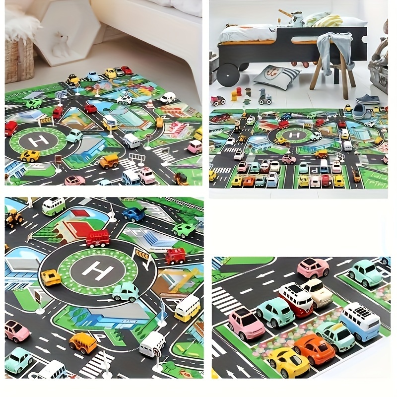 1pc, City Traffic Play Mat, La - Game Educational For Kids Free recension och pris