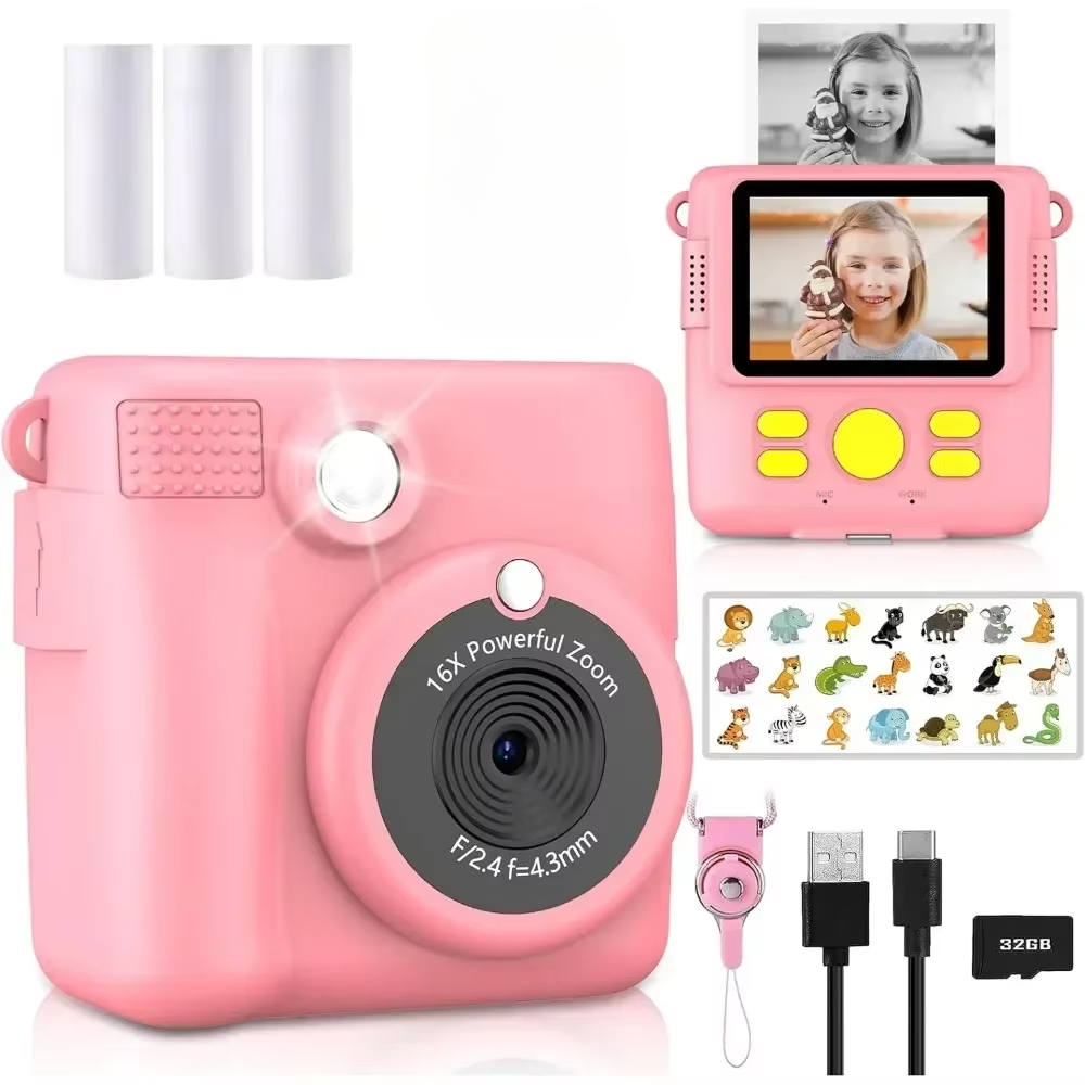 Instant Print Camera for Kids, - Kids Education News recension och pris