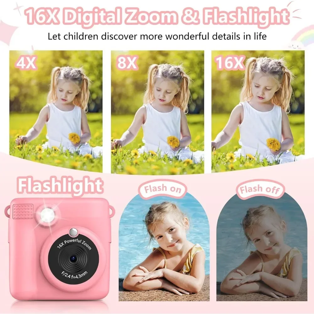 Instant Print Camera for Kids, - Kids Education News recension och pris