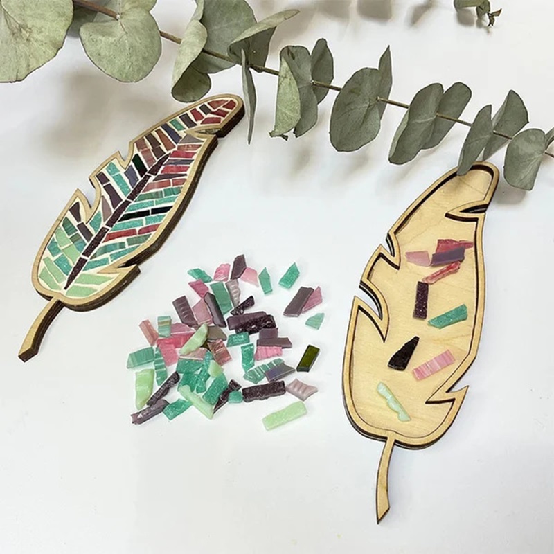 DIY Mosaic Coaster Colored Fea - Kids Education Things recension och pris