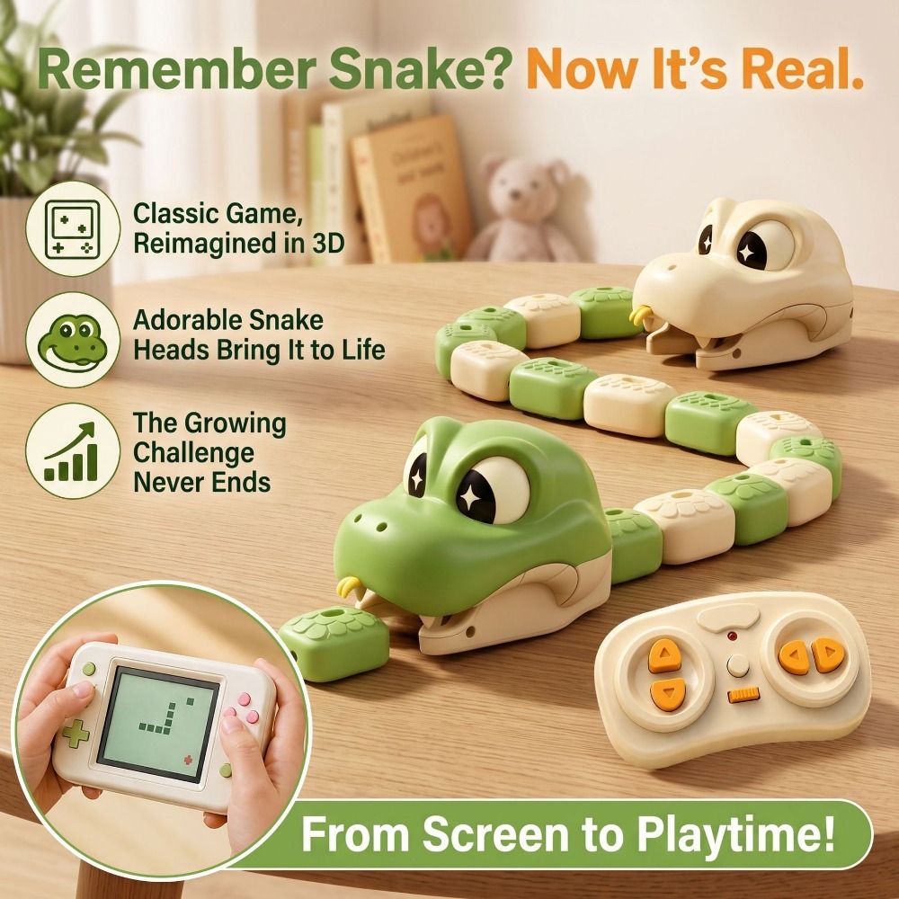 Remote Controlled Greedy Snake - Kids Education Things recension och pris