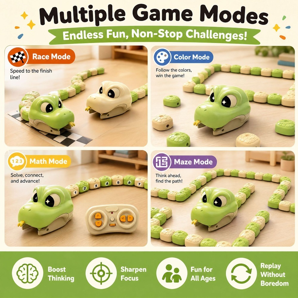 Remote Controlled Greedy Snake - Kids Education Things recension och pris