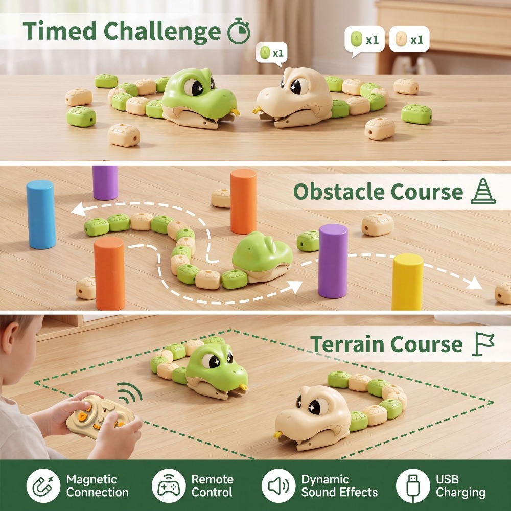 Remote Controlled Greedy Snake - Kids Education Things recension och pris