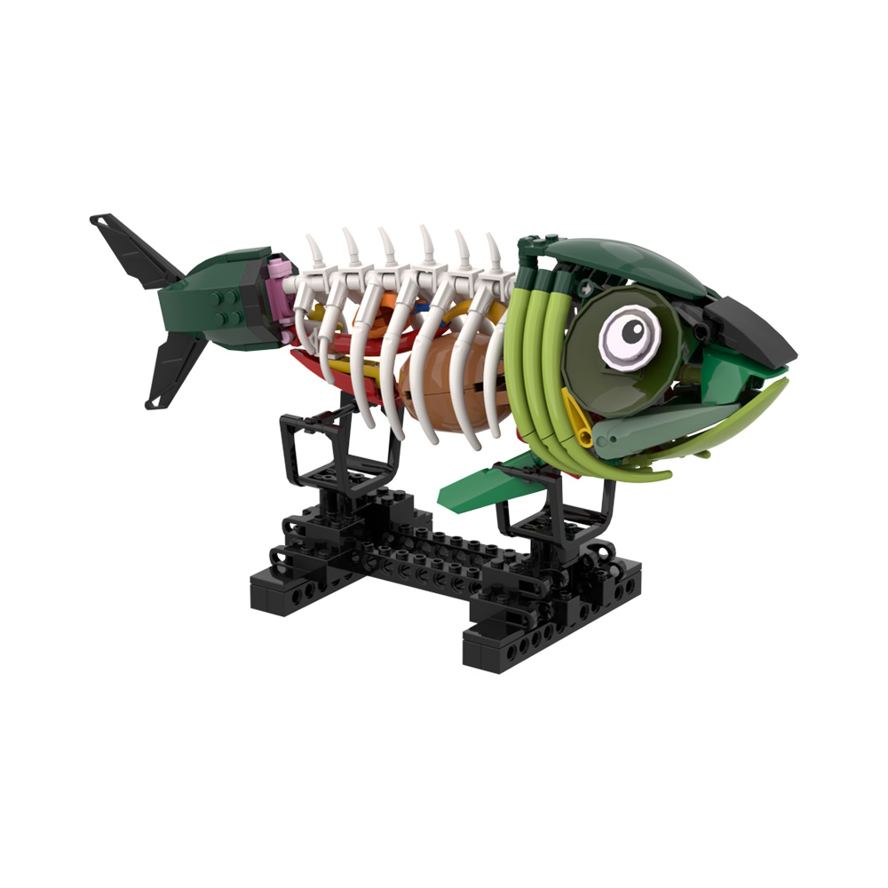 MOC Zombie Fish Model Building - Kids Education Design recension och pris