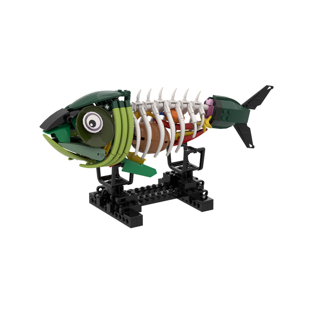 MOC Zombie Fish Model Building - Kids Education Design recension och pris