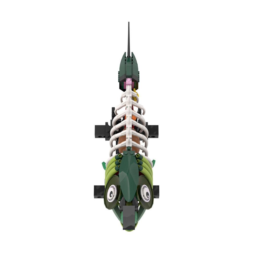 MOC Zombie Fish Model Building - Kids Education Design recension och pris