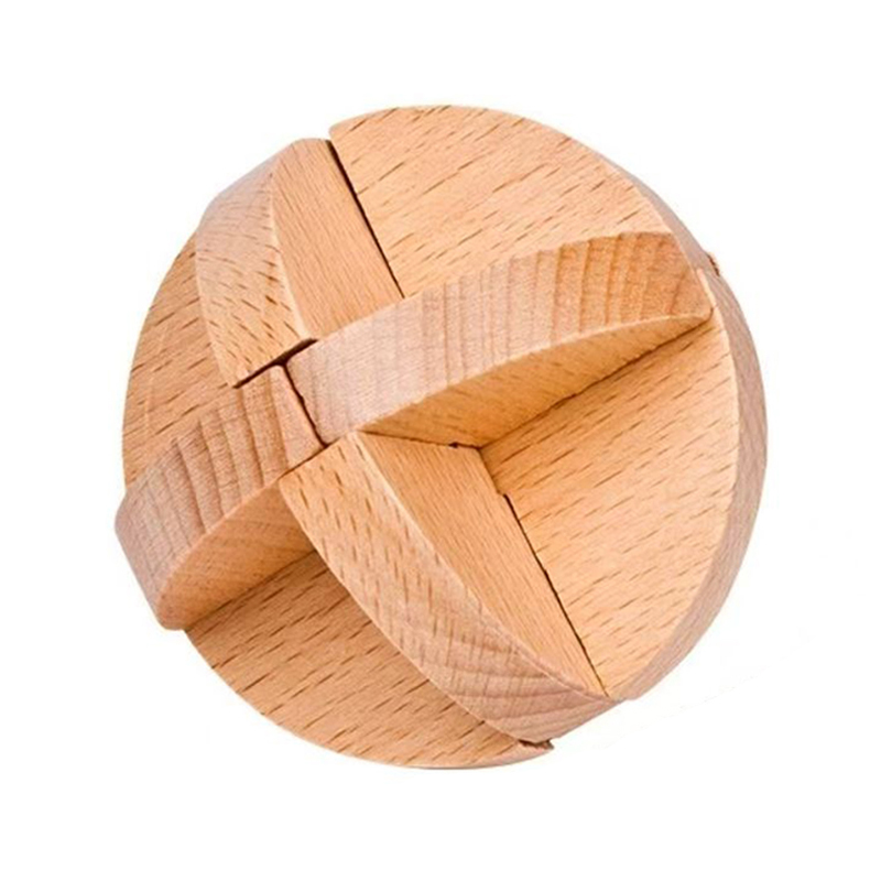 Classic Lu Ban ball Wooden Bra - Game Educational For Kids Free recension och pris