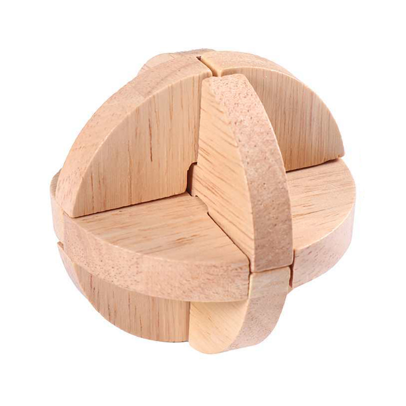 Classic Lu Ban ball Wooden Bra - Game Educational For Kids Free recension och pris
